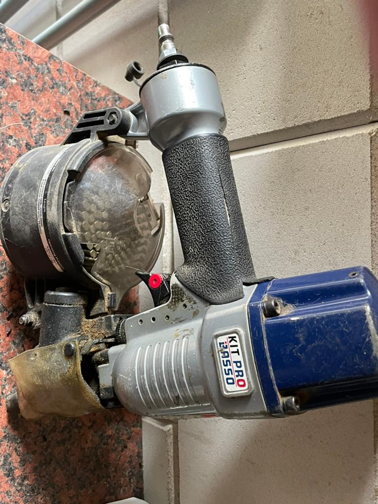 Te Koop spijkerpistool, Ophalen of Verzenden, Gebruikt