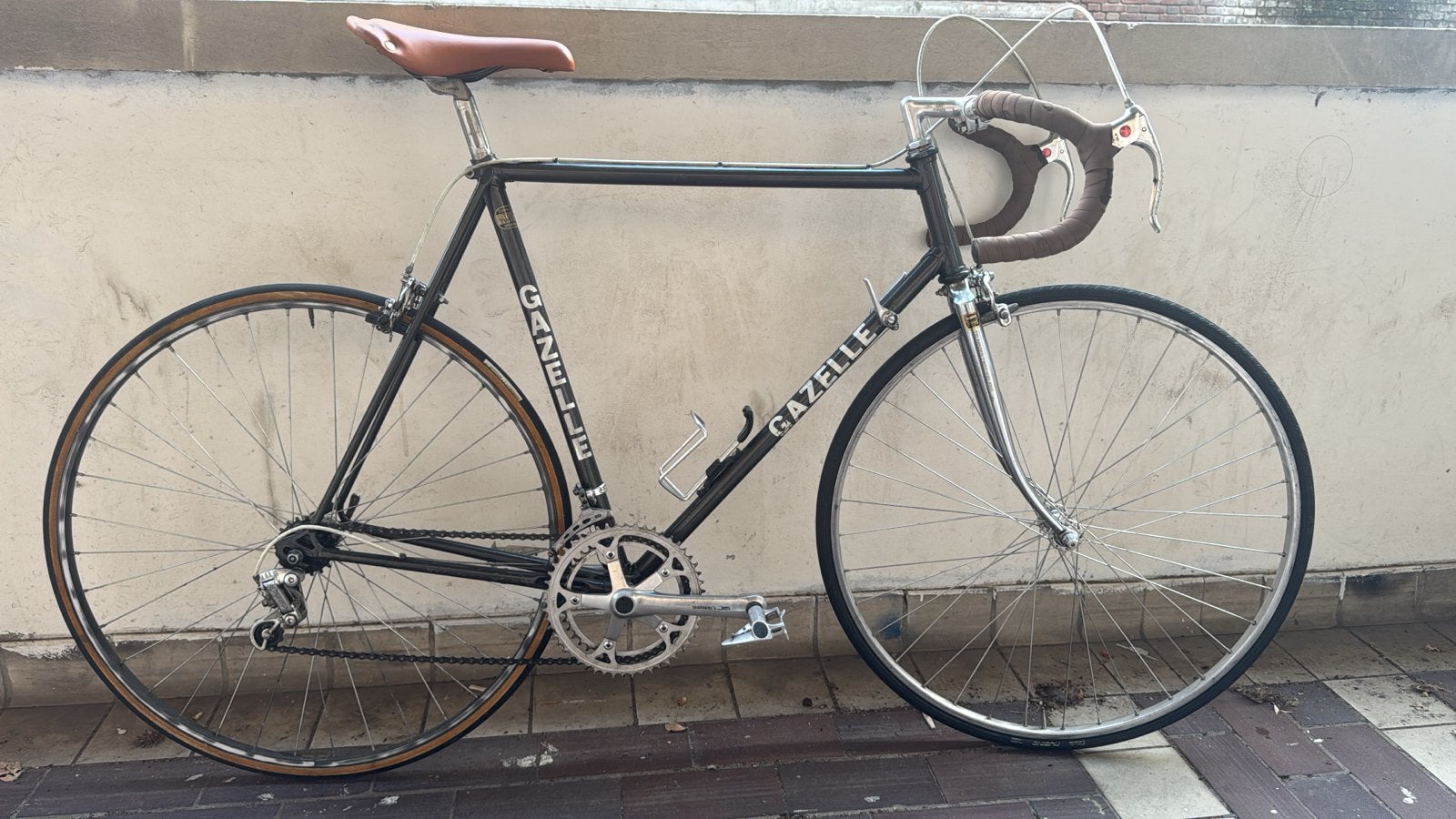 Vintage Gazelle racefiets race bike Shimano 600 set, Ophalen of Verzenden, Gebruikt, Staal, Gazelle