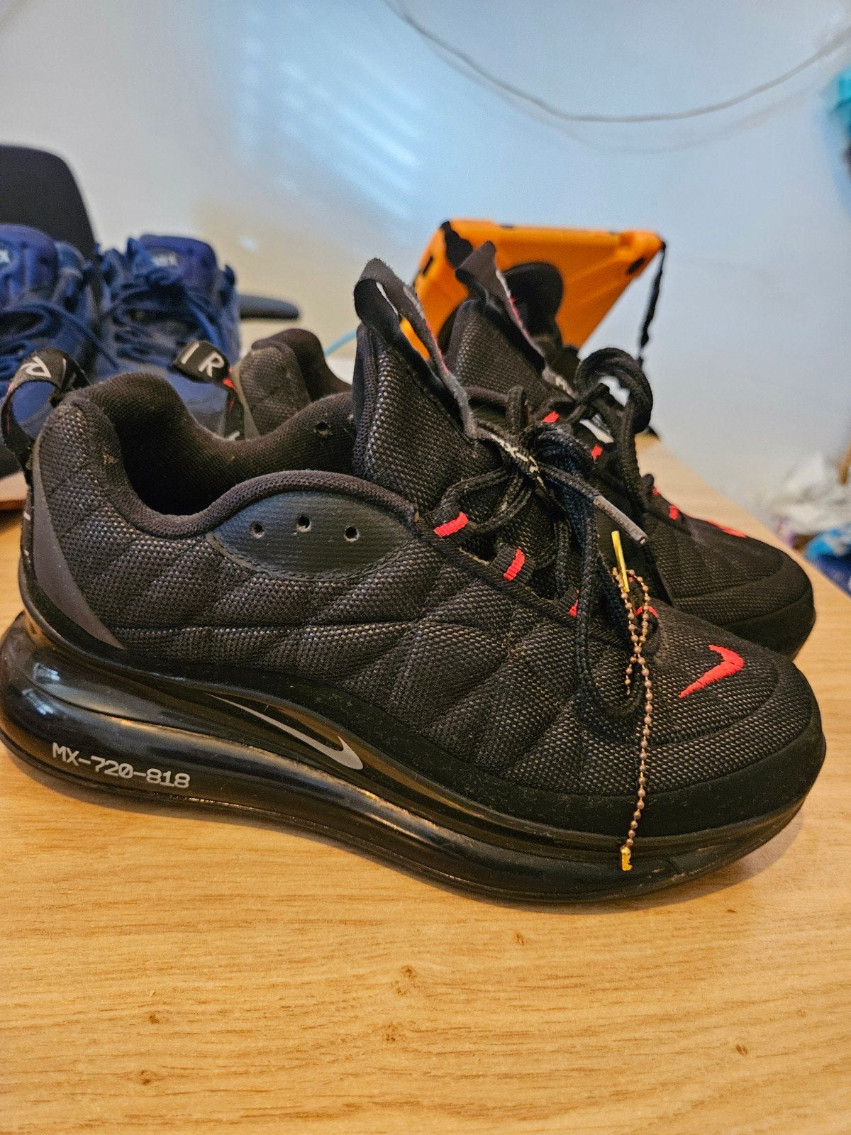 Nike Air Max 720-818 Zwarte Sneakers - Maat 40, Zwart, Nike, Ophalen of Verzenden, Sneakers of Gympen