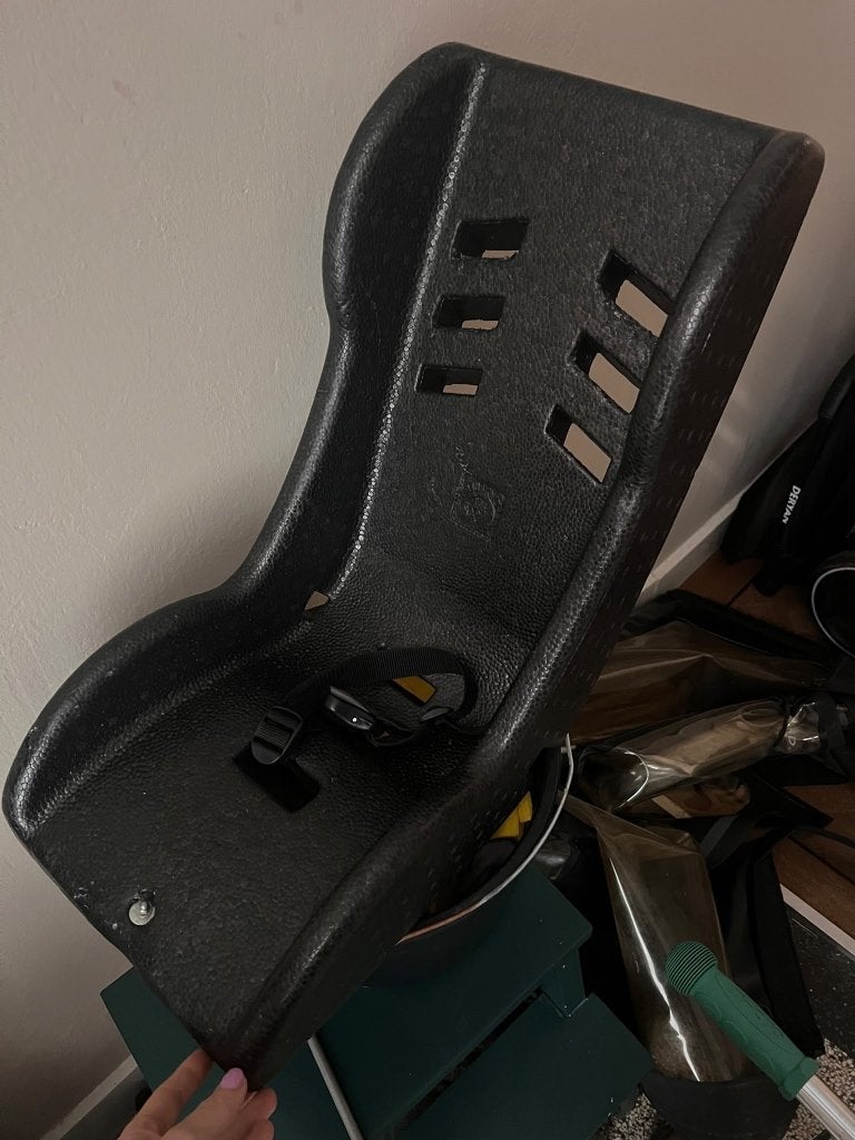 Bakfiets peuterschaal zitje, Ophalen, Gebruikt