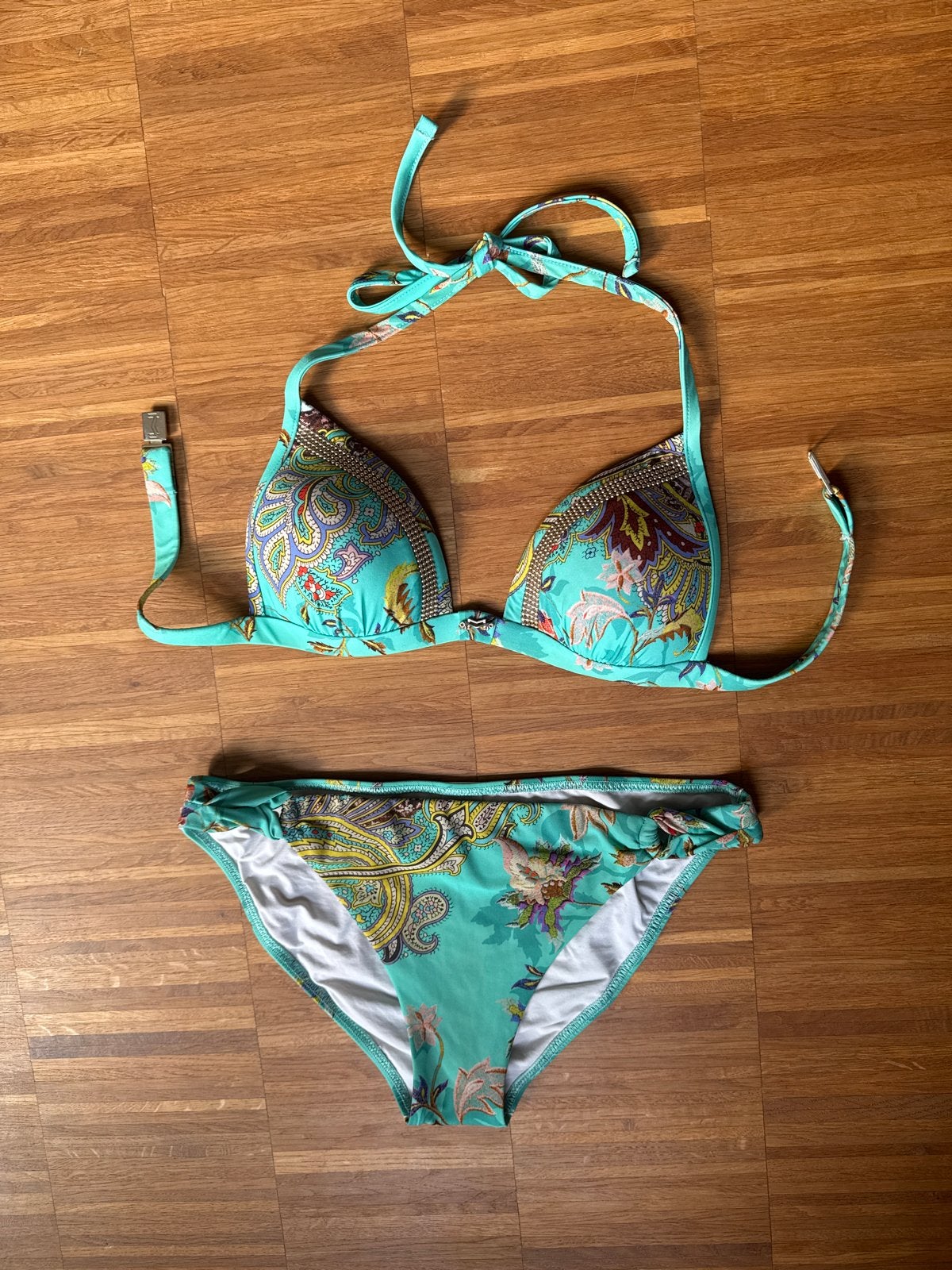 MARYAN MEHLHORN Bikini met voorgevormde cups maat 38 cup B, Ophalen of Verzenden, Zo goed als nieuw, Meerkleurig, Bikini