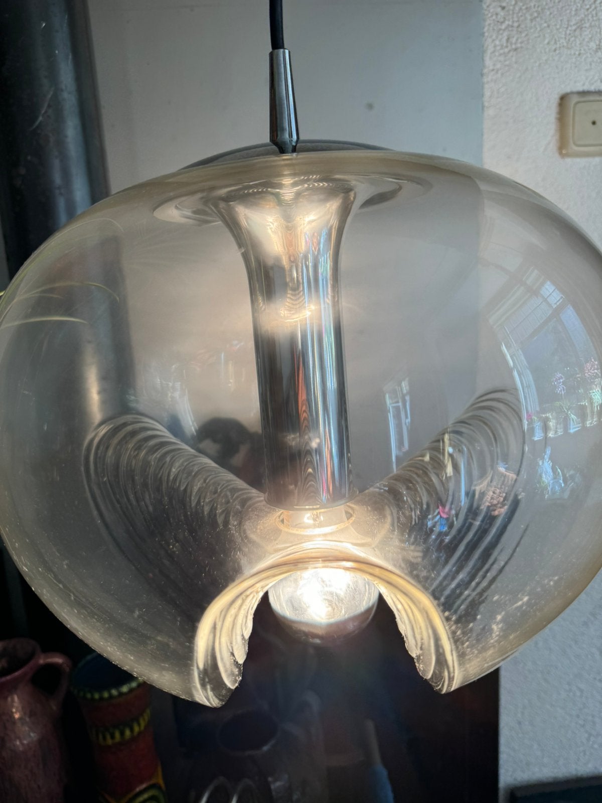 Putzler Wave,Hanglamp,sixties,zeventies,POP,design,vintage, Pop,Space Age, sixties, zeventies, Mid-Century, Zo goed als nieuw