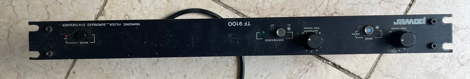 Super bass synthesiser Power TF9100, Ophalen of Verzenden, Gebruikt