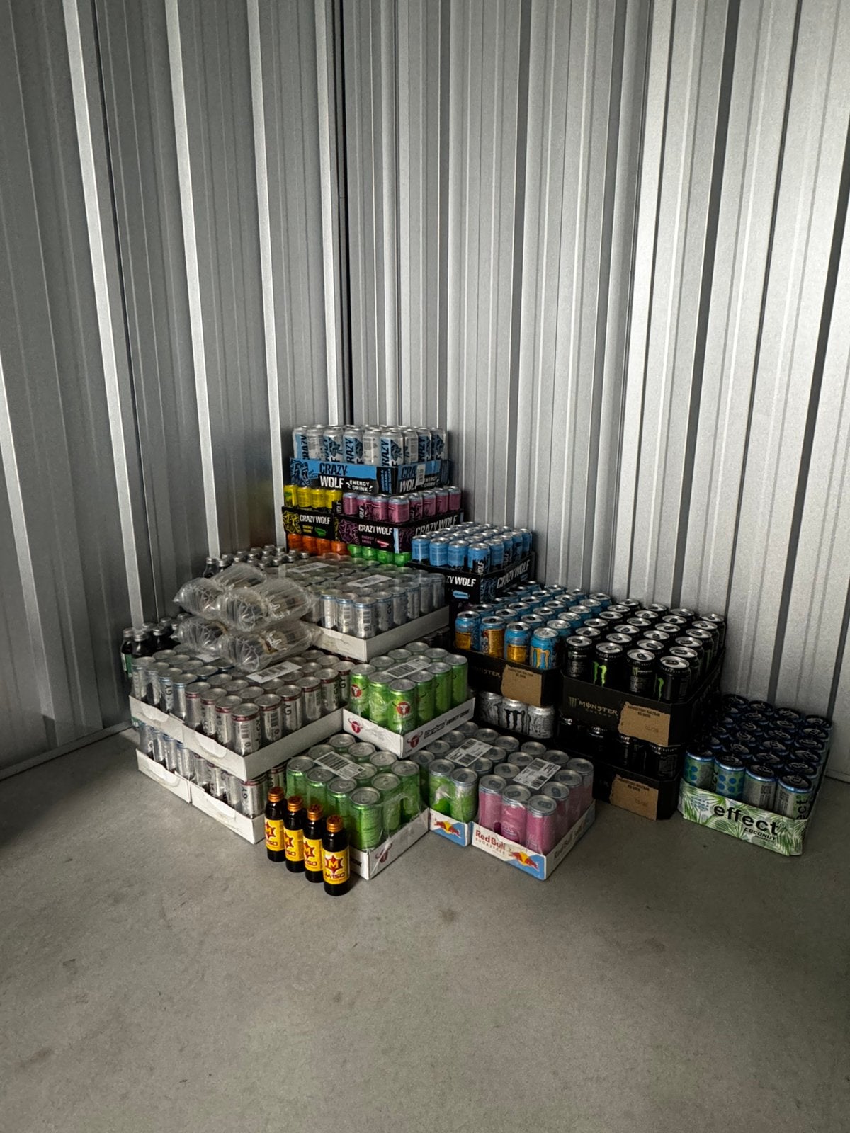 Halve pallet vol gemixte energiedrank (zie beschrijving), Diversen, Levensmiddelen, Ophalen