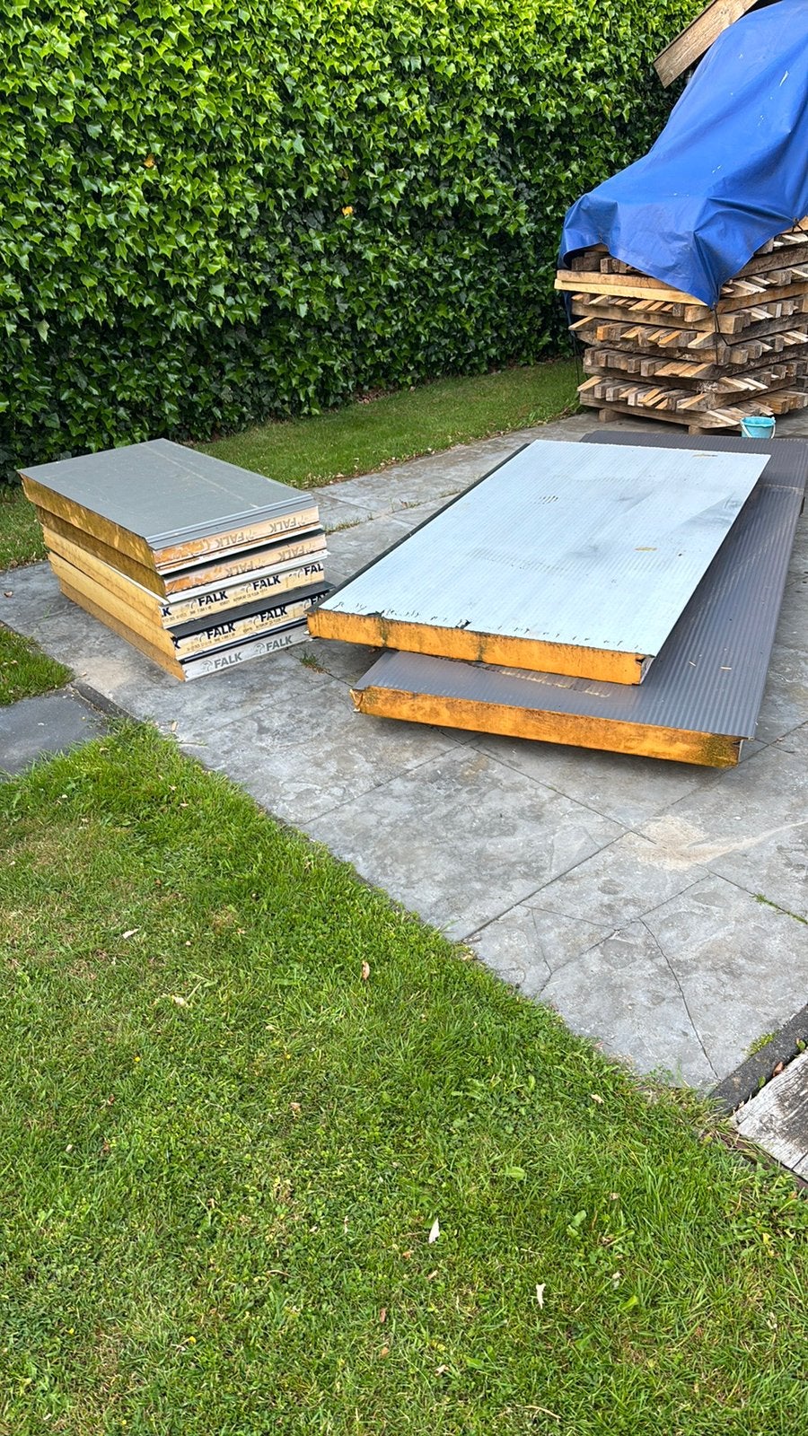 Sandwichpanelen, Doe-het-zelf en Verbouw, Platen en Panelen, Zo goed als nieuw, Ophalen