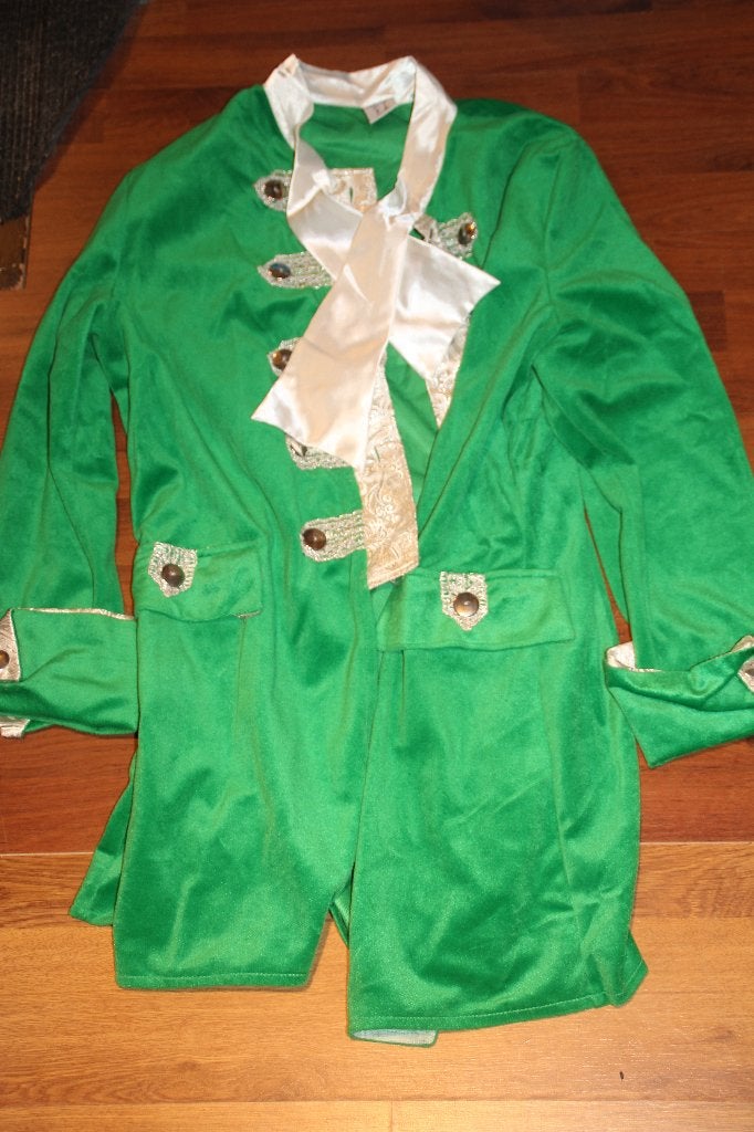 markies jas groen voor carnaval, Ophalen of Verzenden, Gedragen, Maat 46/48 (XL) of groter, Carnaval