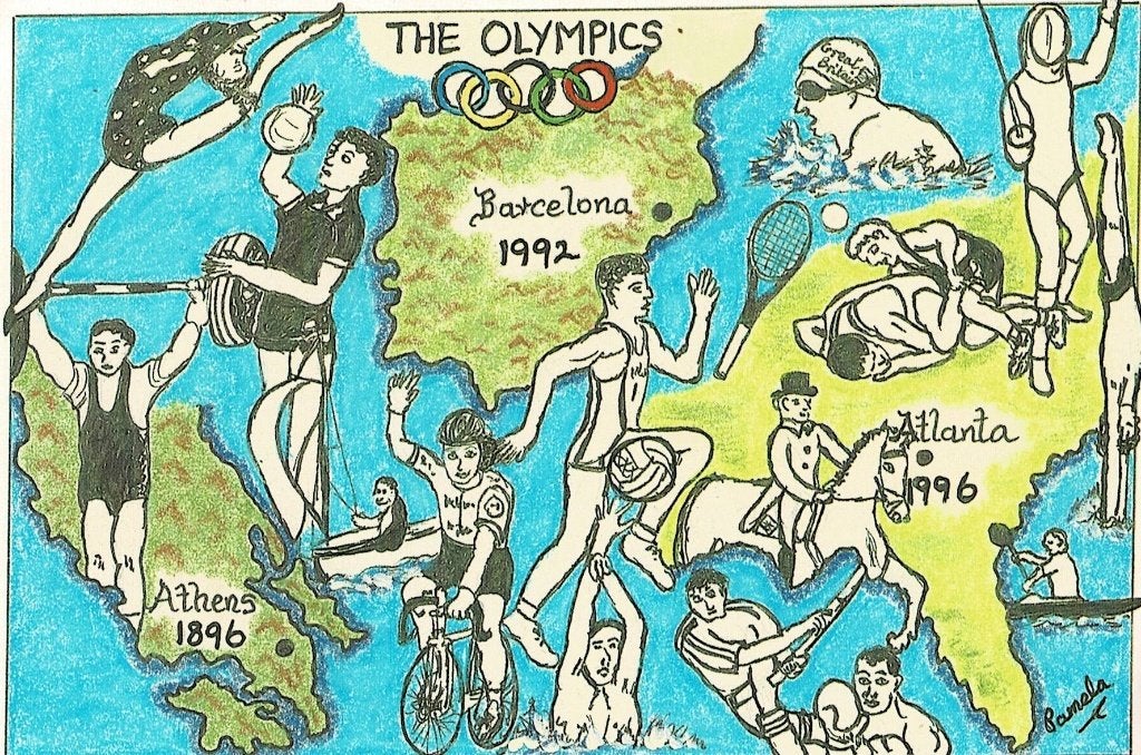 Olympische Spelen, Ophalen of Verzenden, 1980 tot heden, Ongelopen, Sport en Spel