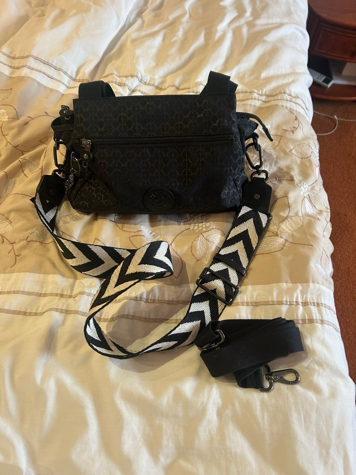 Kipling flinke schoudertas Nieuw !, Ophalen of Verzenden, Nieuw, Zwart, Kipling