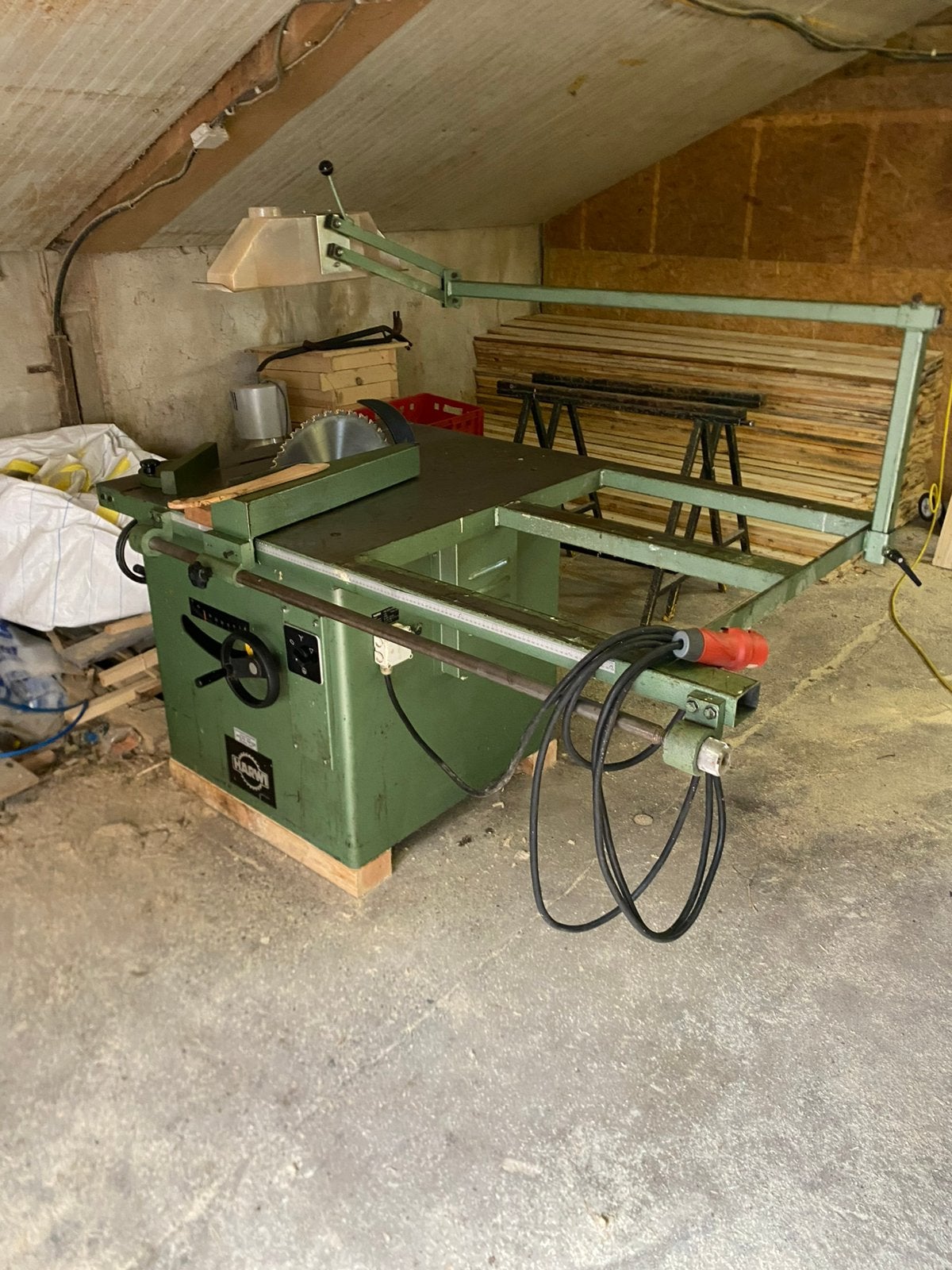 Zaagmachine harwi, Ophalen, Cirkelzaag, 70 mm of meer, Zo goed als nieuw