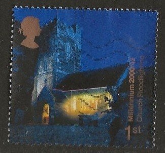 UK 37, kerk voor asmae, Verzenden, Gestempeld