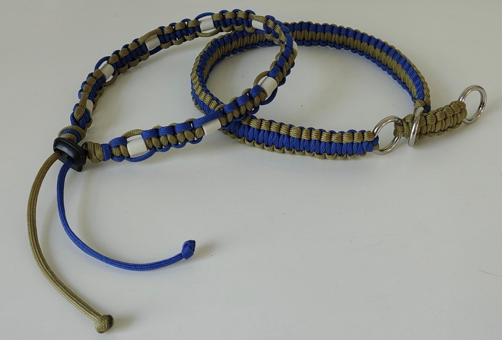 Halsband met anti tekenband mt M/L, Dieren en Toebehoren, Ophalen of Verzenden, Handgemaakt, Nieuw