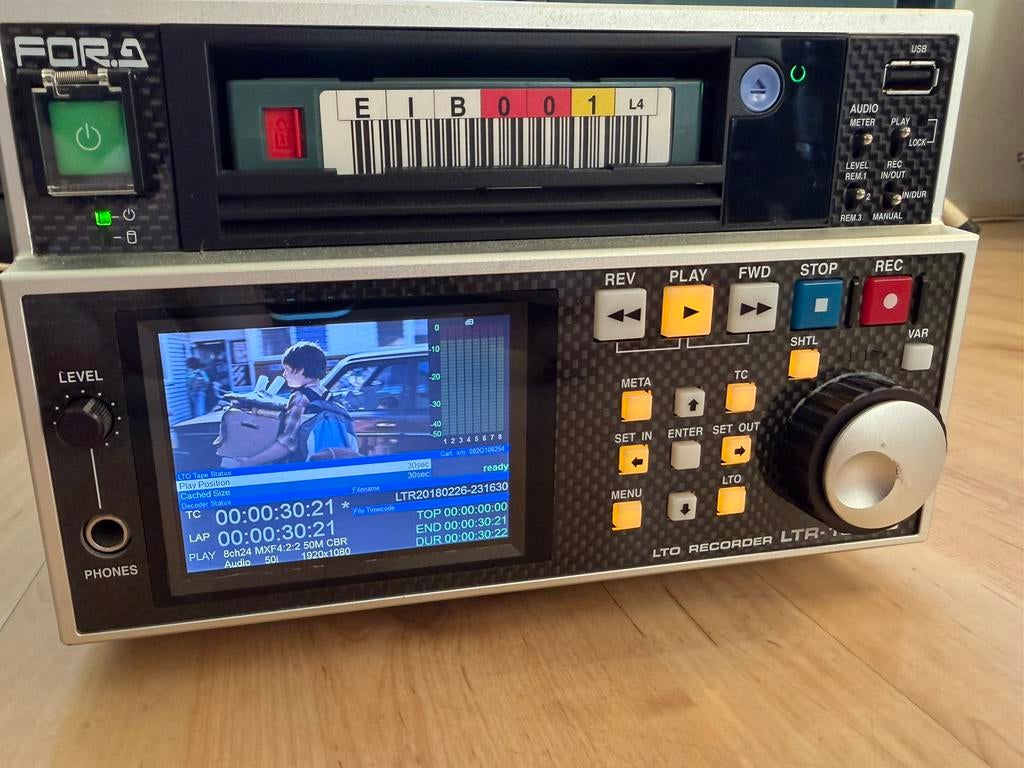 FOR-A LTO Professionele Tape recorder., Audio, Tv en Foto, Professionele Audio-, Tv- en Video-apparatuur, Ophalen of Verzenden