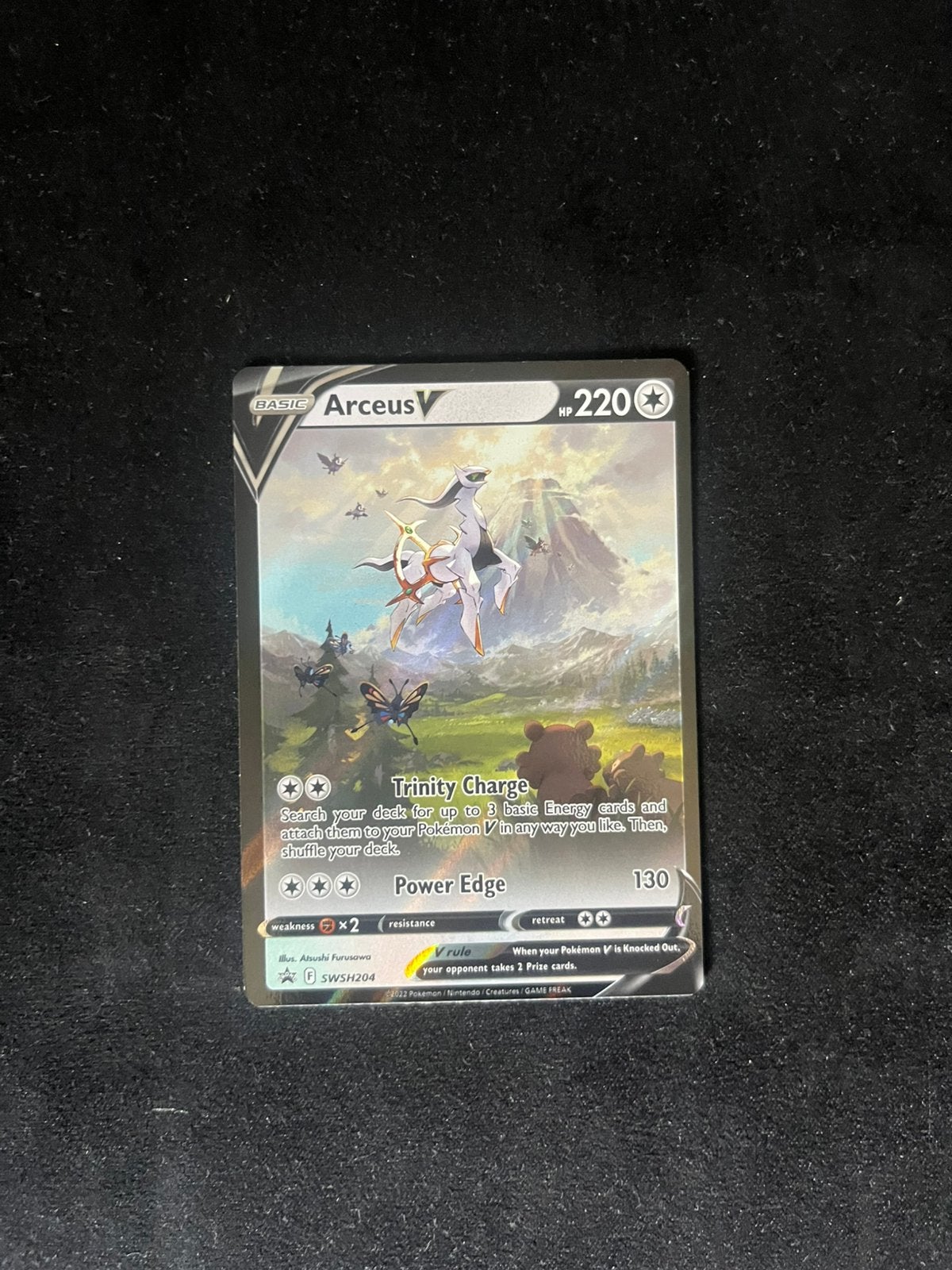 Arceus V #SWSH204, Ophalen of Verzenden, Zo goed als nieuw