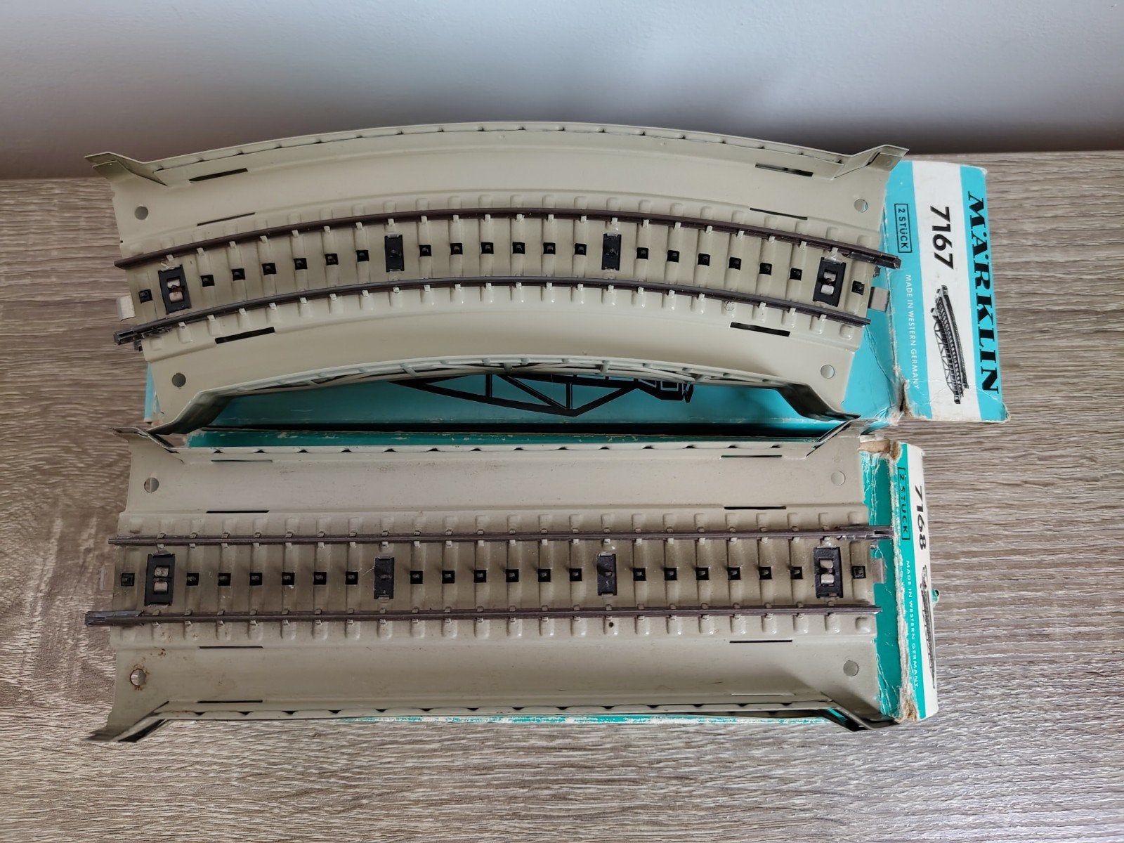 Märklin 7167 7168 opritten brug M-rails, Wisselstroom, Brug, Tunnel of Gebouw, Ophalen of Verzenden, Zo goed als nieuw