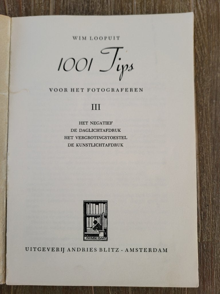 1001 tips voor het fotograferen - Wim Loopuit, Fotografie algemeen, Ophalen of Verzenden, Zo goed als nieuw, Wim Loopuit