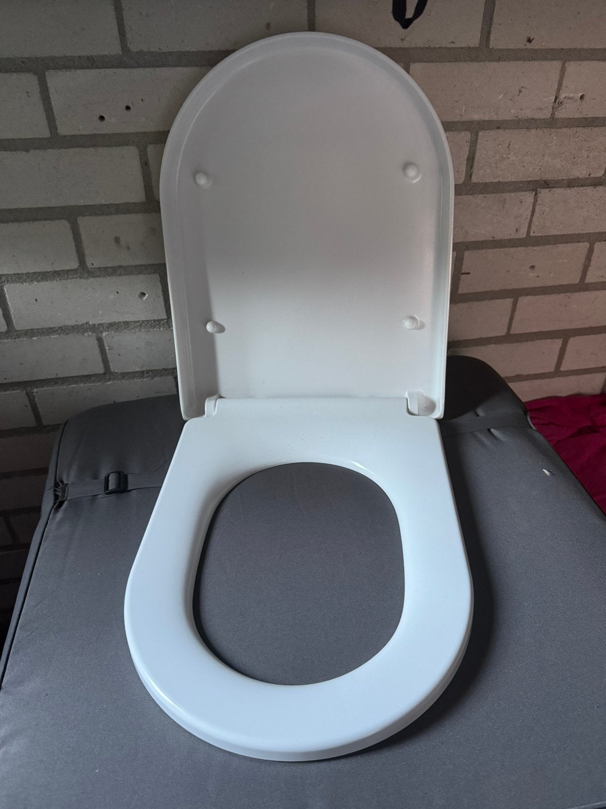 Wc bril, Doe-het-zelf en Verbouw, Sanitair, Ophalen, Zo goed als nieuw, Toilet