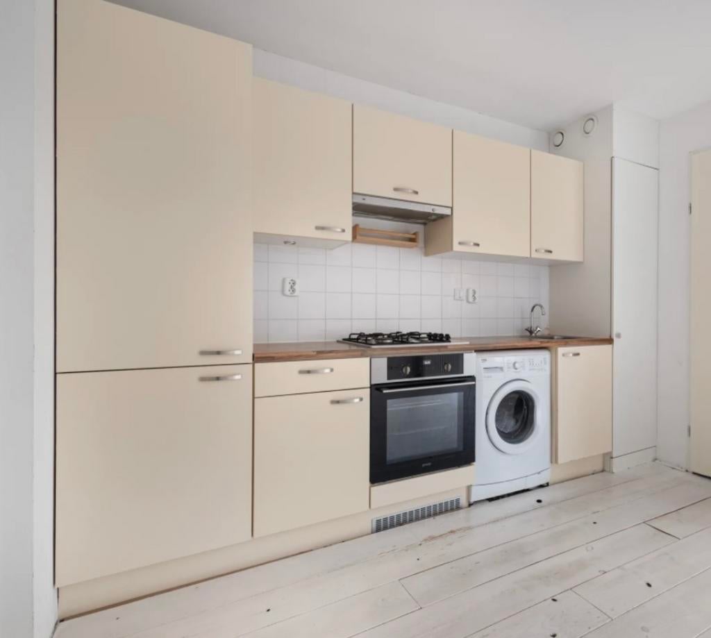 GRATIS - Complete Keuken met Inbouwapparatuur, Ophalen, Gebruikt, Enkelwandige keuken, Hout
