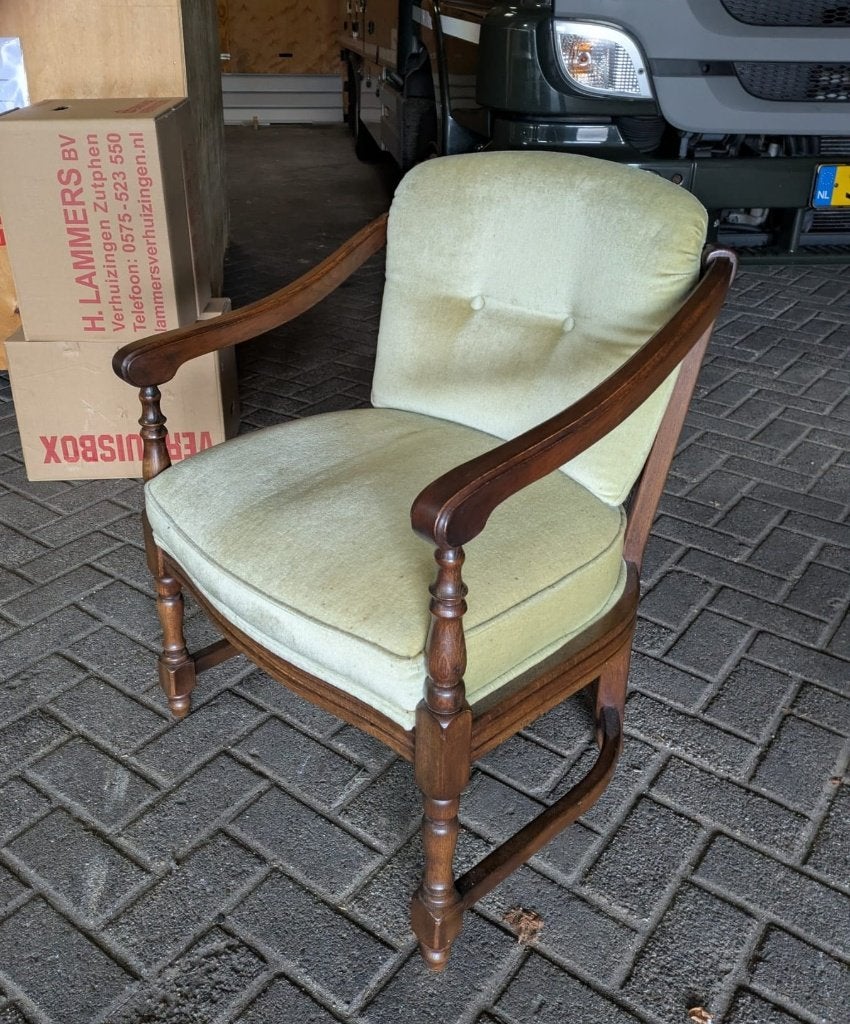 Stoel, Huis en Inrichting, Ophalen, Gebruikt, Stof, 50 tot 75 cm