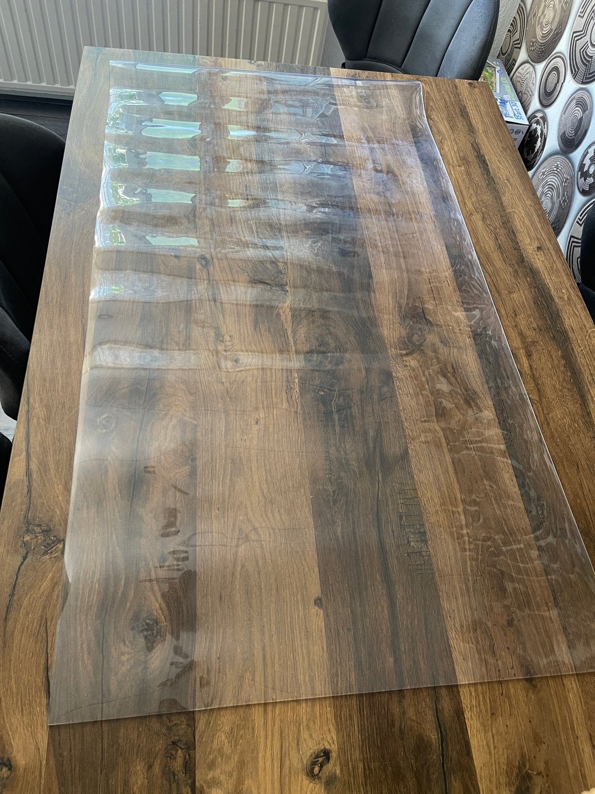 Transparant Tafelzeil 120x66 cm - Bescherming voor uw Tafel, Ophalen of Verzenden, Nieuw, Rechthoek, Binnen