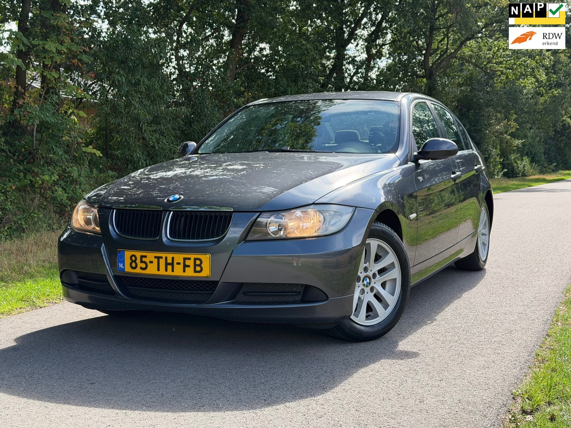 BMW 3-serie 318i High Executive | Cruise control + Automaat, Auto's, Achterwielaandrijving, 4 cilinders, 129 pk, Bedrijf