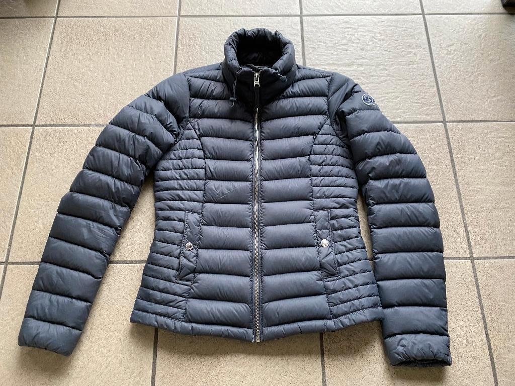 Z g a nieuw grijs dons jasje Abercrombie & Fitch - maat XS, Ophalen of Verzenden, Zo goed als nieuw, Maat 34 (XS) of kleiner, Grijs