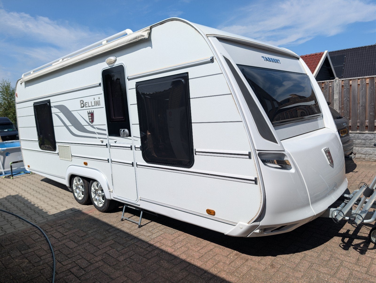 Tabbert Bellini 590 uit 2018 met mover en fietsendrager, Caravans en Kamperen, Caravans, Rondzit, Tabbert, Airco, Particulier