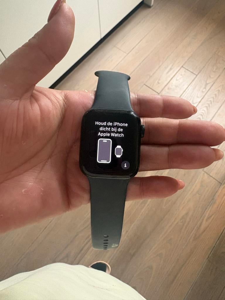 Apple Watch (met oplader) SE 2022, Hartslag, Zwart, IOS, Ophalen of Verzenden