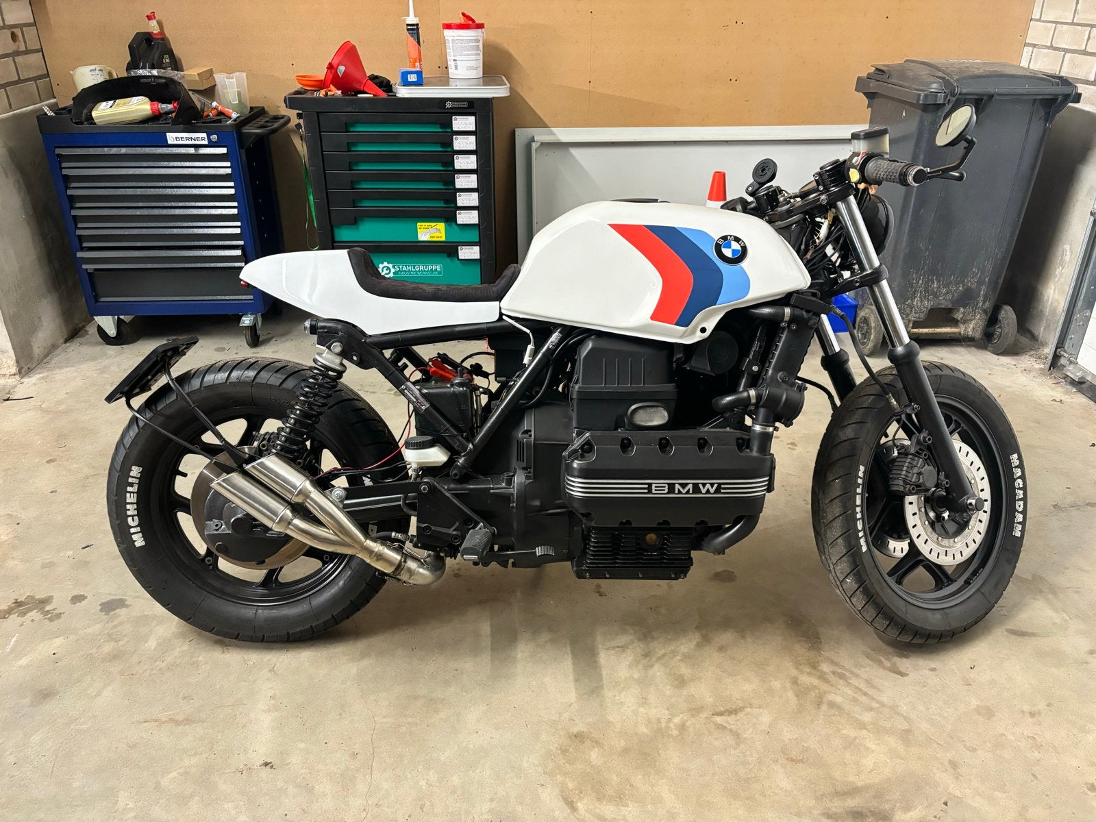 Unieke BMW K100RS Cafe Racer - Custom Build, Motoren, Motoren | BMW, Sportuitlaat, 4 cilinders, Motorrijbewijs A, Gebruikt
