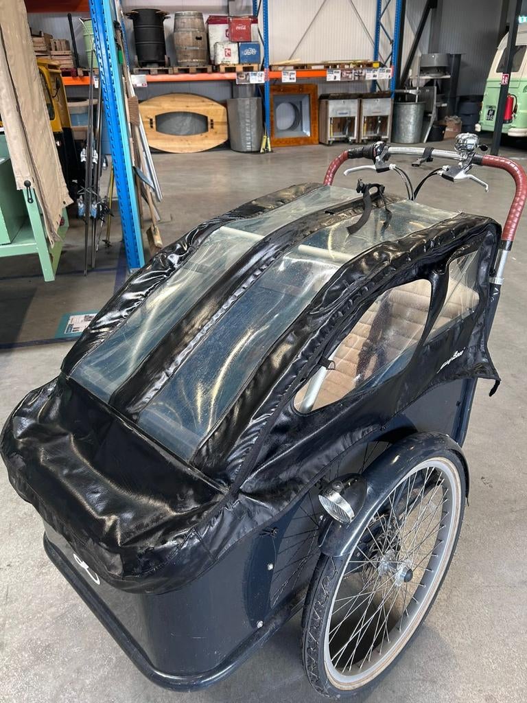 Johnny Loco Regenhuif en Cargoseat voor Bakfiets, Gebruikt, Verzenden, 80 kg of meer, Overige typen