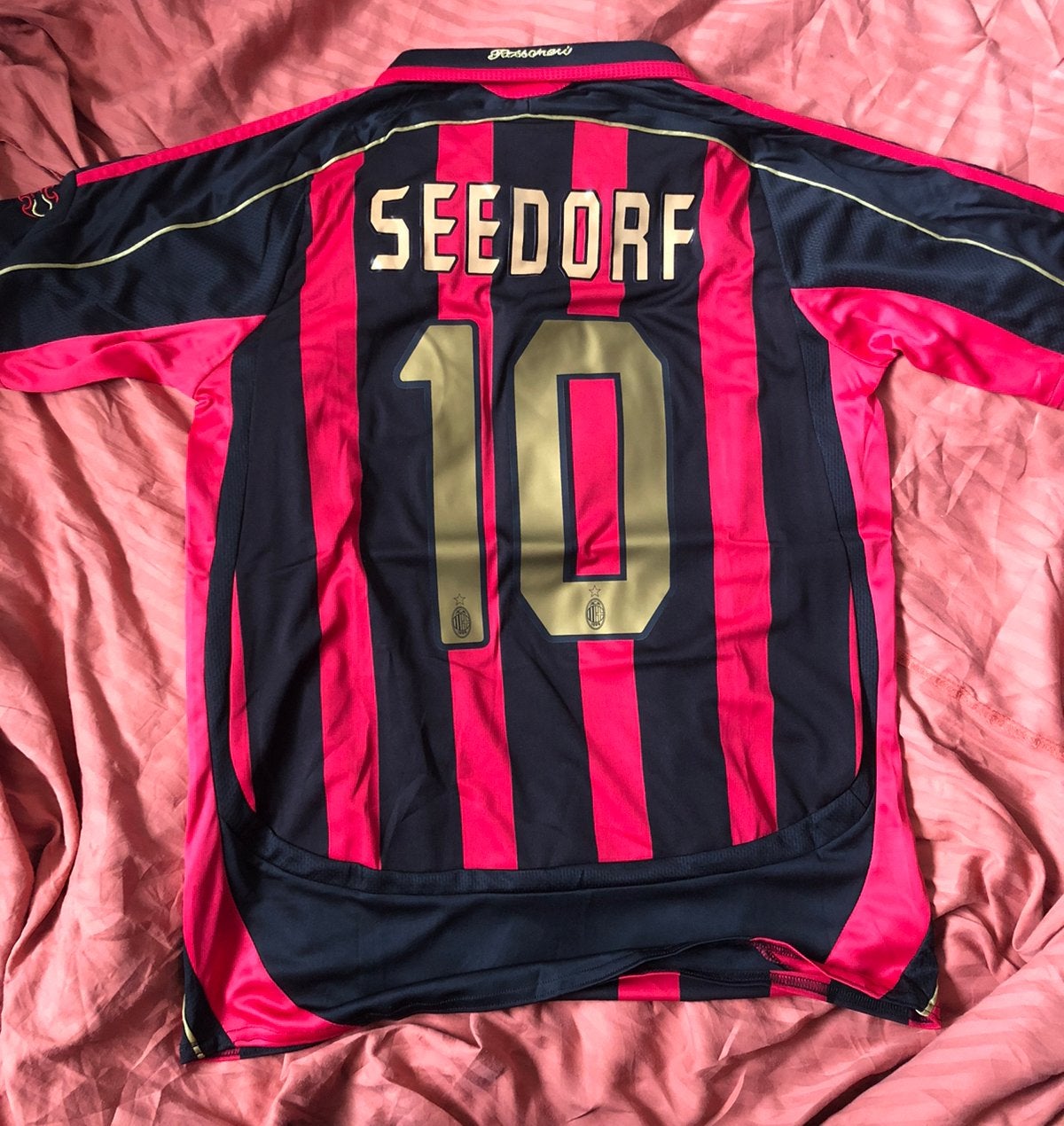 Seedorf AC Milan retro voetbalshirt maat M, Ophalen of Verzenden, Zo goed als nieuw, Buitenlandse clubs, Shirt