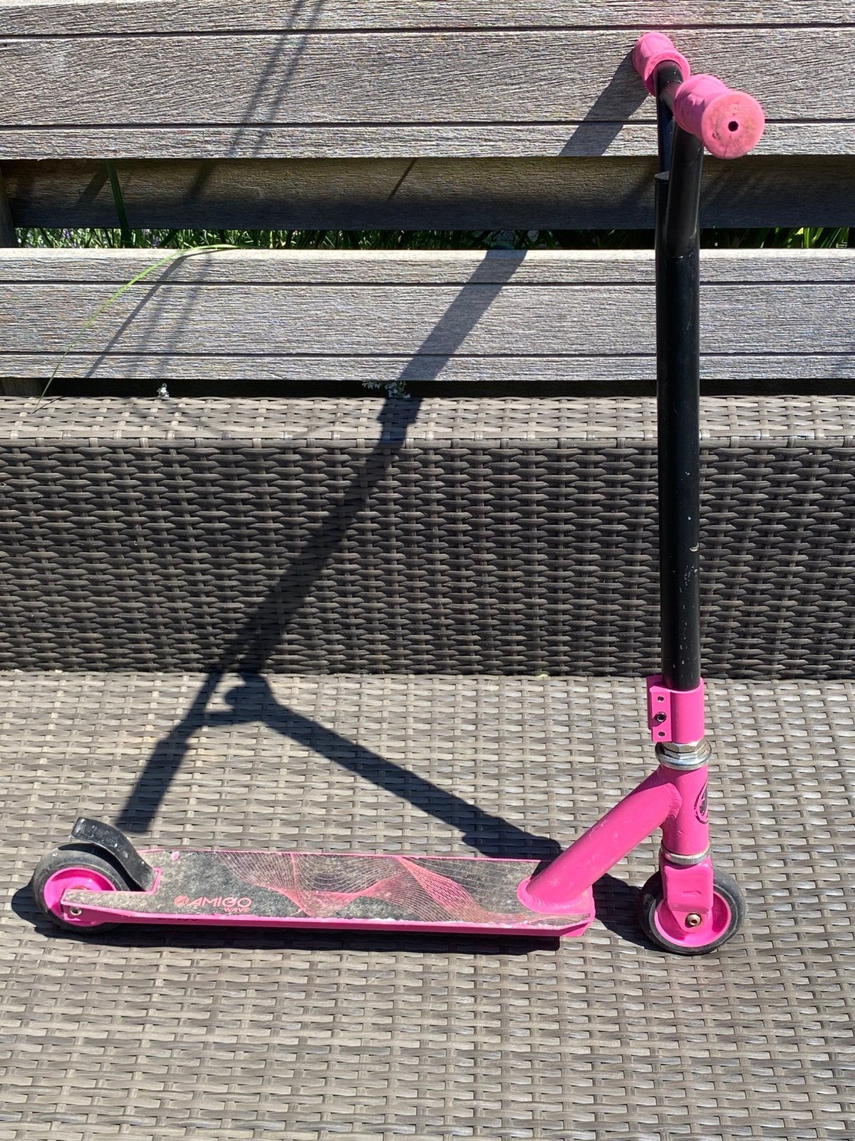 Step Amigo Wave roze, Ophalen, Gebruikt, Gewone step