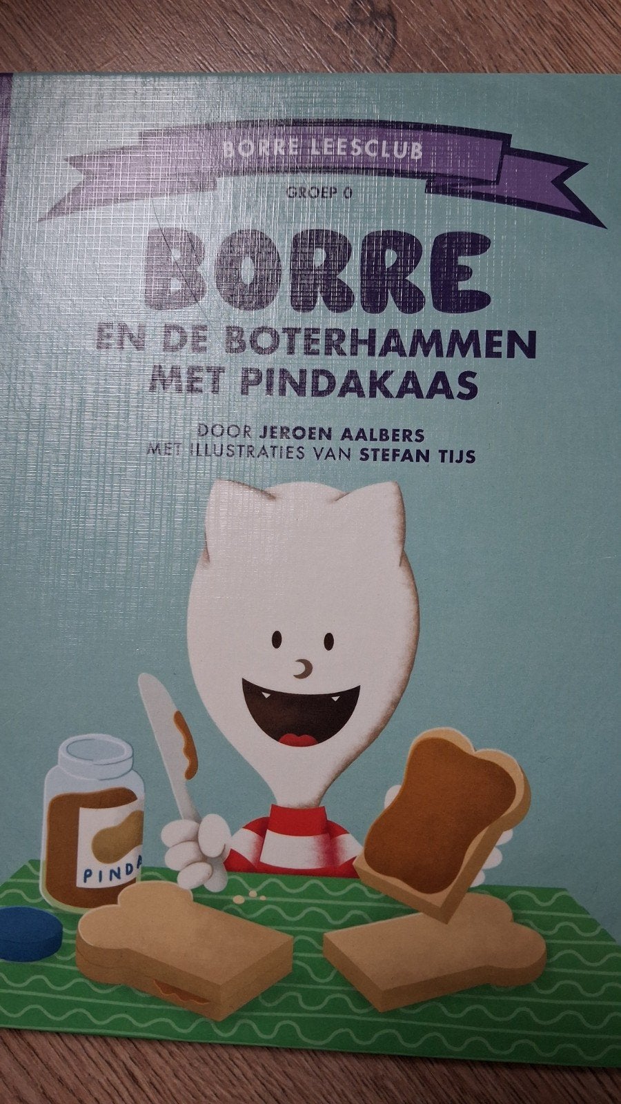 Borre en de boterhammen met pindakaas - Borre Leesclub, Boeken, Kinderboeken | Kleuters, Fictie algemeen, Jongen of Meisje, Ophalen of Verzenden