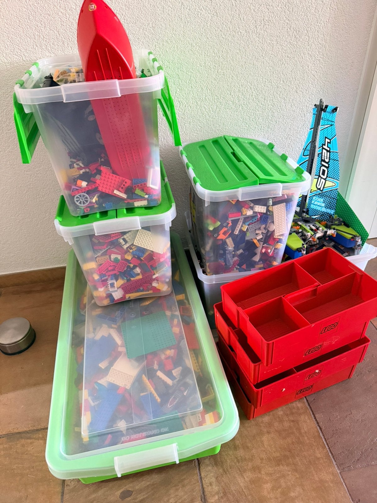 Grote partij Lego (nieuw en oud), Ophalen of Verzenden, Gebruikt, Losse stenen, Lego