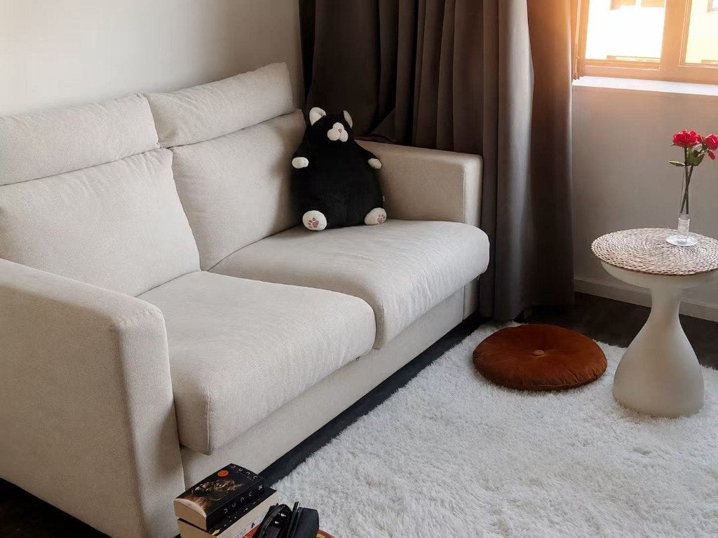 IKEA VIMLE 2-zitsbank Gunnared beige, Huis en Inrichting, Banken | Bankstellen, 150 tot 200 cm, Tweepersoons, 75 tot 100 cm, Ophalen of Verzenden
