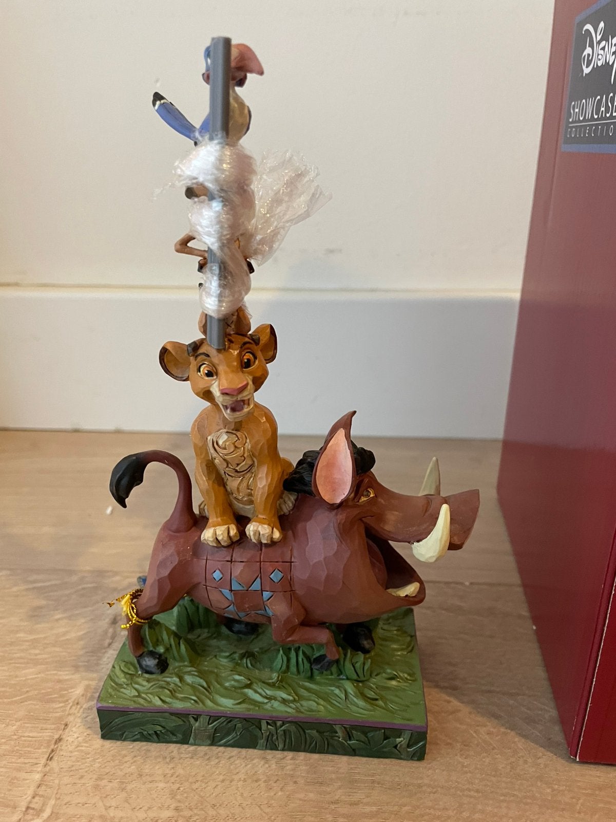 Disney Traditions Lion king Jim Shore Pumbaa en Zazu simba, Ophalen of Verzenden, Leeuwenkoning of Jungle Boek, Zo goed als nieuw