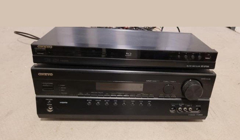Onkyo Home Cinema Set met Blu-ray speler en B&W speakers, Overige merken, 70 watt of meer, Ophalen of Verzenden, Zo goed als nieuw