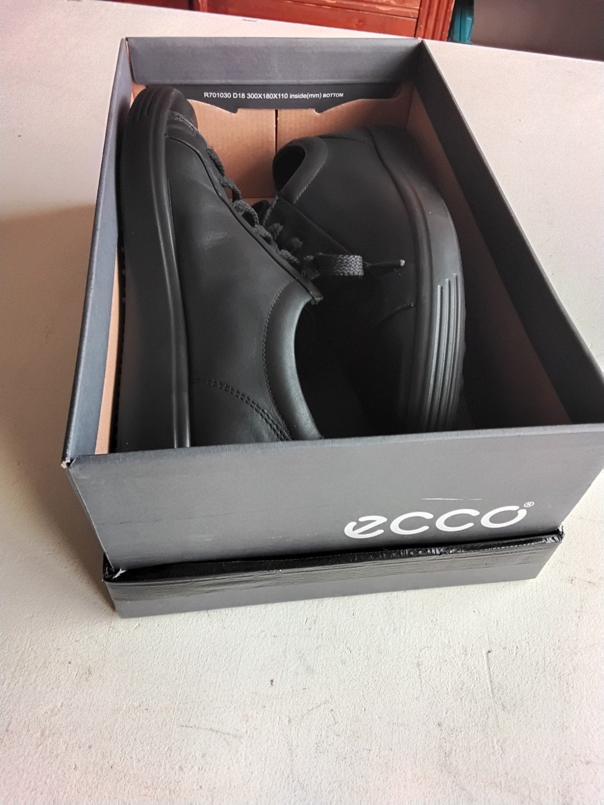Ecco 40 zwarte sneakers zgan, Ophalen of Verzenden, Zo goed als nieuw, Zwart, Sneakers of Gympen