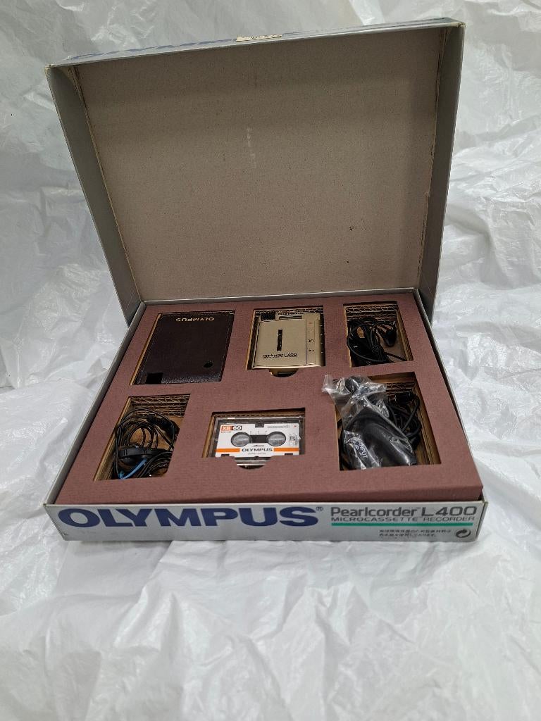 OLYMPUS pearlcorder microcassette recorder, Ophalen of Verzenden, Overige typen