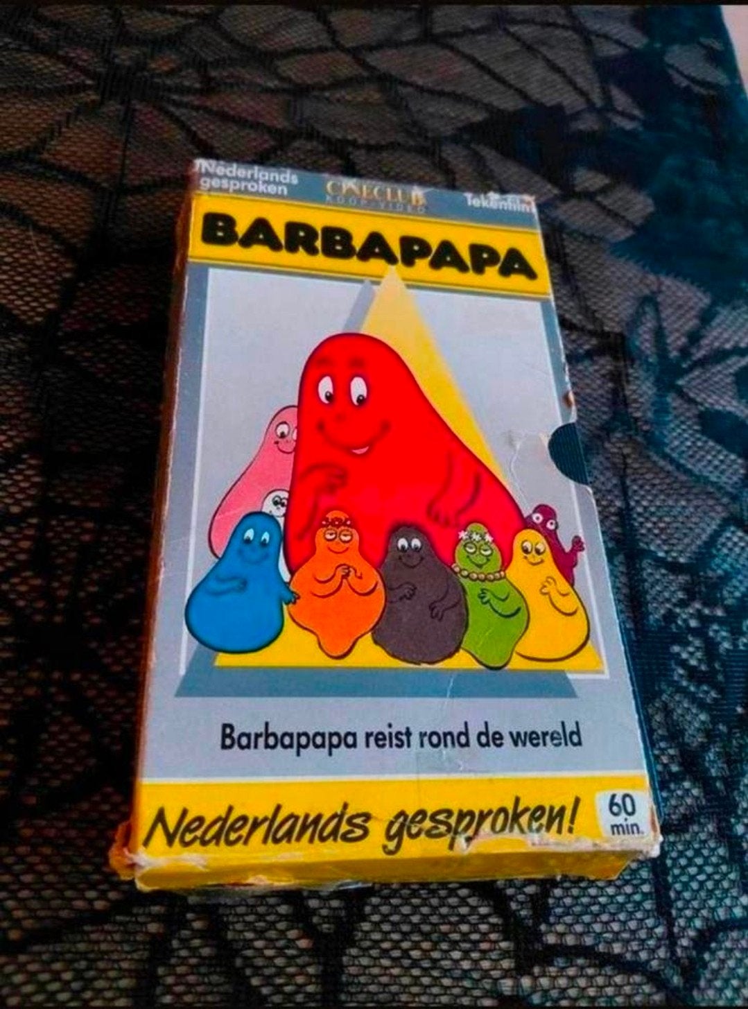 Barbapapa reist rond de wereld videoband. Cineclub, Cd's en Dvd's, Alle leeftijden, Ophalen of Verzenden, Gebruikt, Overige typen