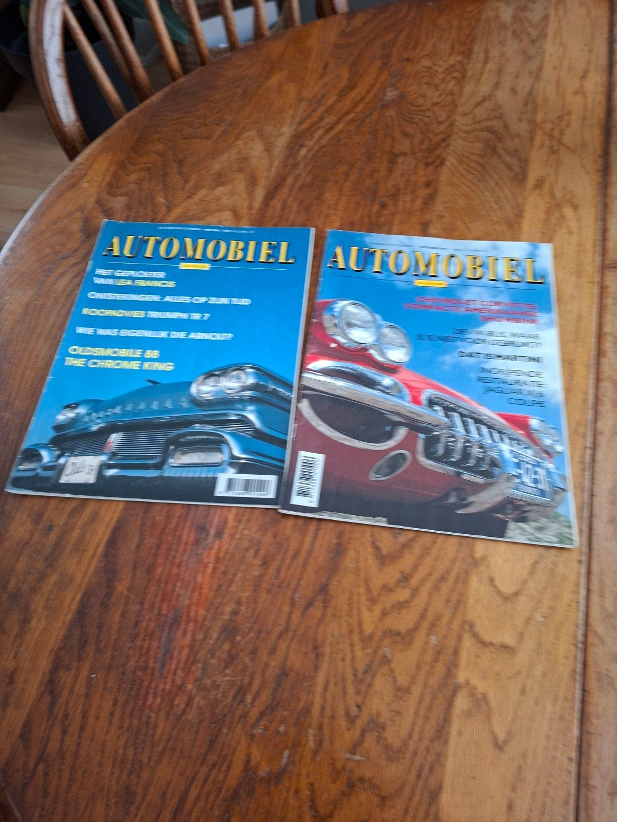 2x Automobiel Magazine: Oldsmobile 88 & Chevrolet Corvette, Ophalen of Verzenden, Gelezen, Overige typen