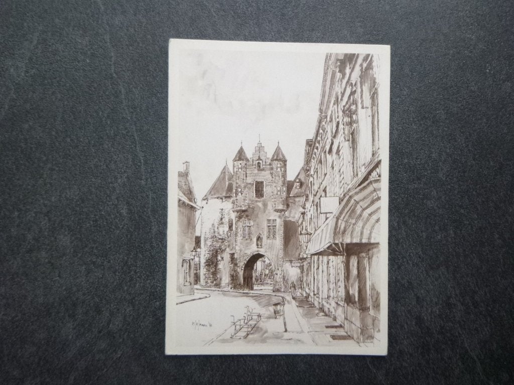 Bergen op Zoom, Lieve vrouwe-of gevangenpoort  kunst, Verzenden, 1980 tot heden, Gelopen, Noord-Brabant