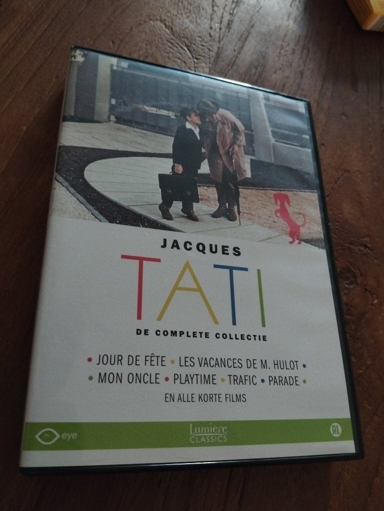 Dvd box 6 disc Jacques Tati complete collectie NLO Lumière, Cd's en Dvd's, Dvd's | Drama, Zo goed als nieuw, Alle leeftijden, Ophalen of Verzenden