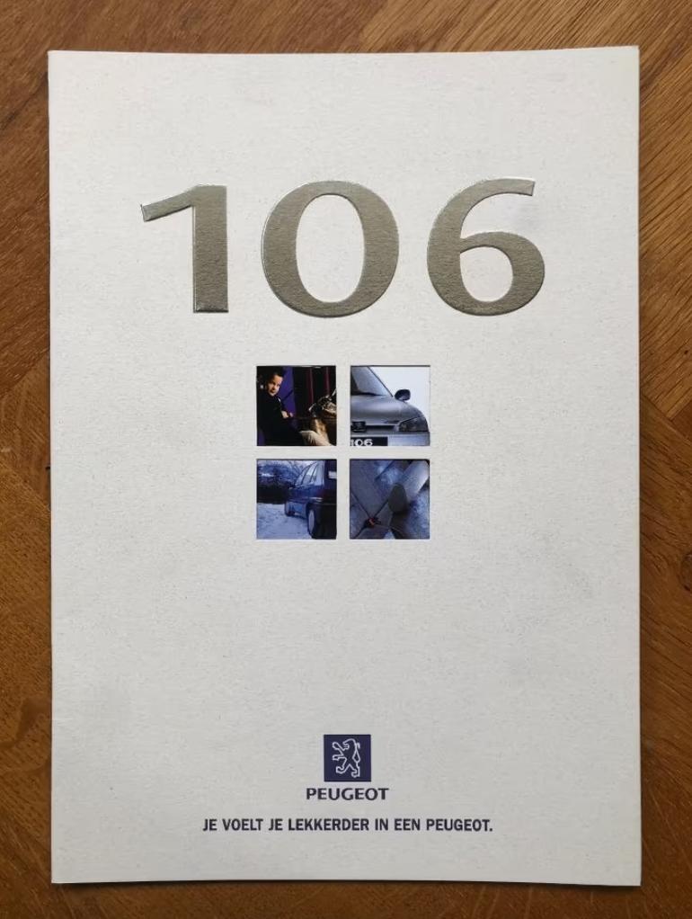 Peugeot 106 folder 1996, Verzenden, Nieuw, Peugeot, Peugeot