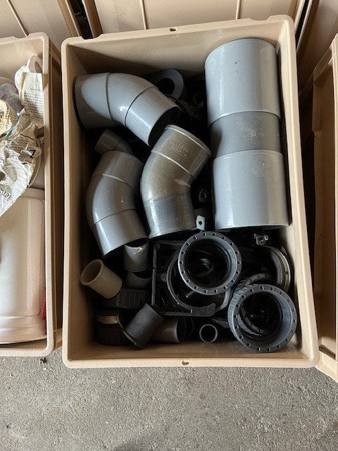 PVC, Doe-het-zelf en Verbouw, Buizen en Afvoer, Zo goed als nieuw, Overige typen, Pvc, Minder dan 2 meter, 20 tot 40 mm, Ophalen of Verzenden