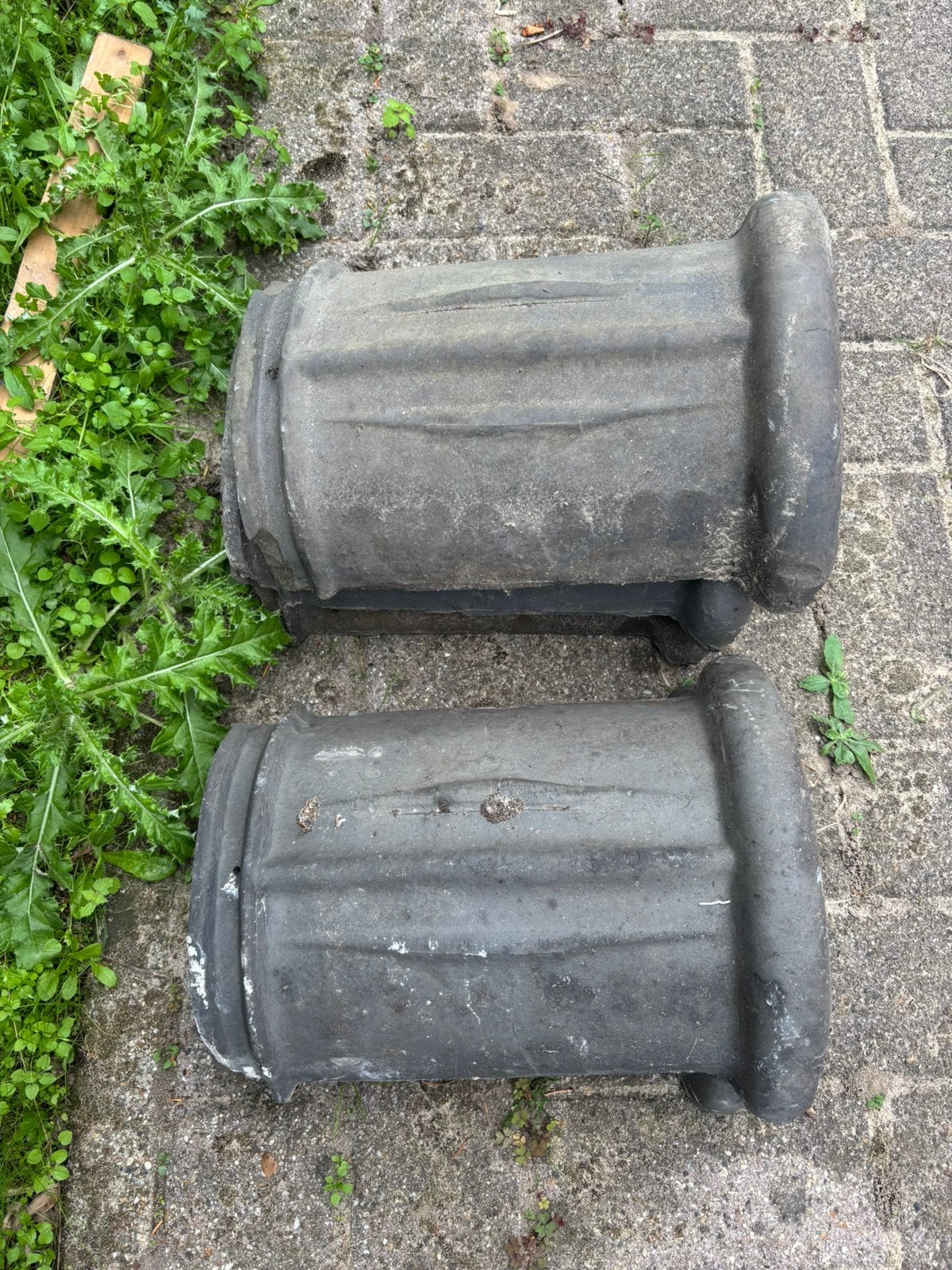 Nokpannen gebruikt, Ophalen, Steen of Klei, Zo goed als nieuw, 15 m² of meer
