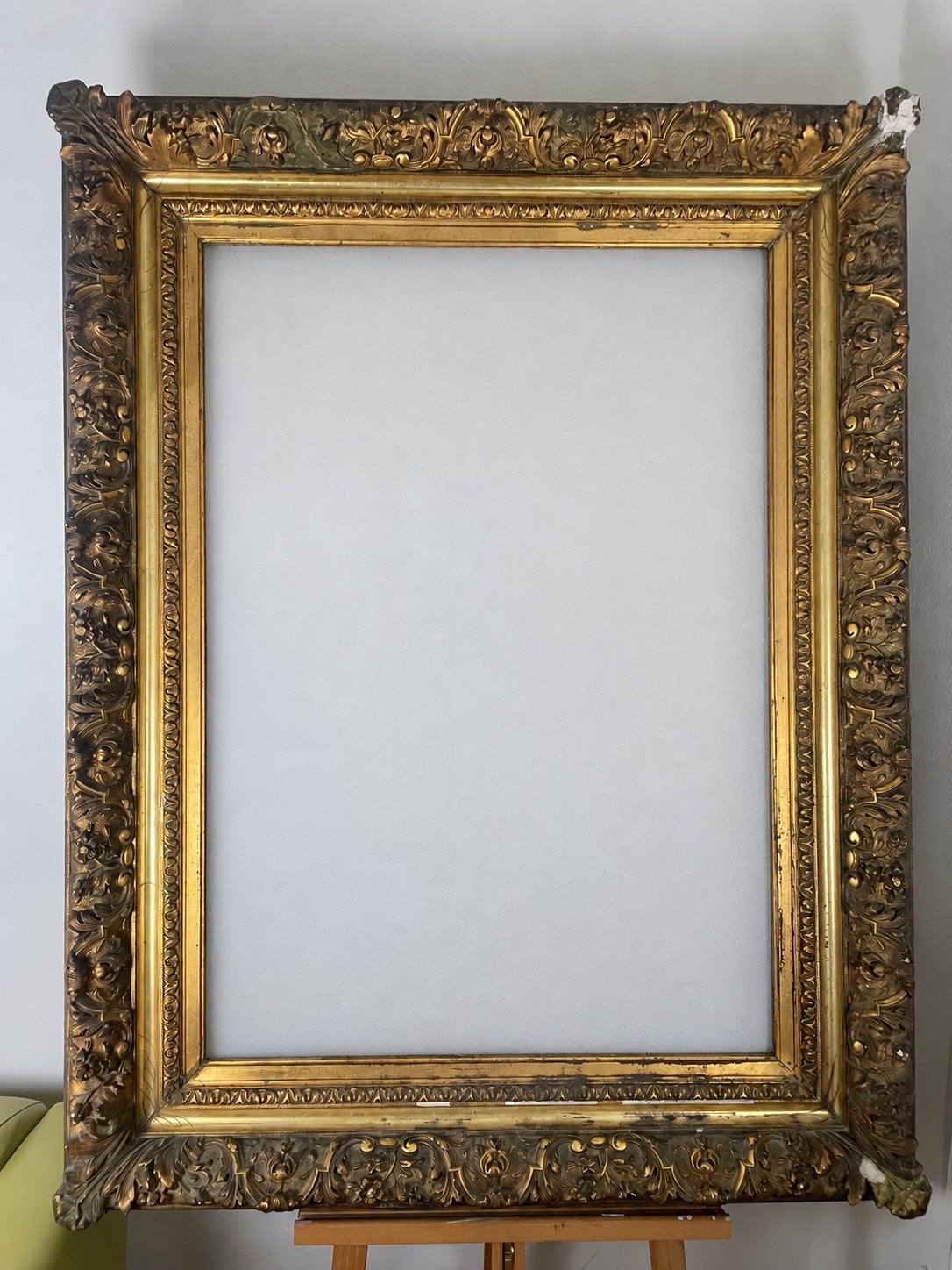 70x100cm Bladgoud barok schilderijlijst, Huis en Inrichting, Ophalen, Zo goed als nieuw, Schilderijlijst