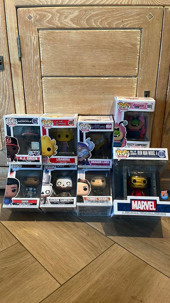 Diverse Funko pops, Ophalen, Zo goed als nieuw