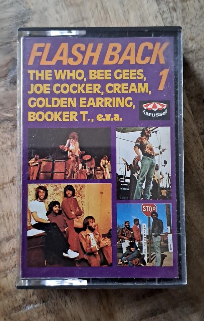 Flash Back Cassette - The Who, Bee Gees, Golden Earring, Gebruikt, 1 bandje, Ophalen of Verzenden, Origineel
