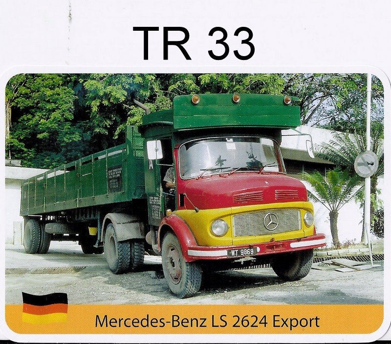 Tr33 autokaart mercedes benz ls 2624 export, Ophalen of Verzenden, Zo goed als nieuw, Auto's