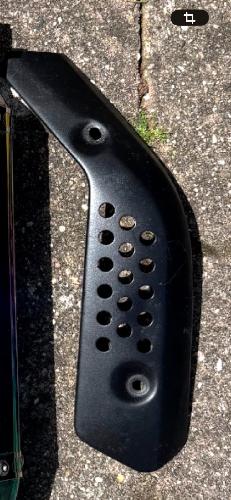 Uitlaat hitteschild Matzwart Yamaha XT600E, Ophalen, Gebruikt